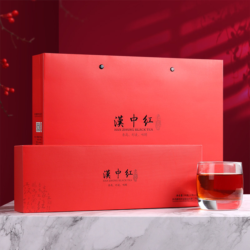 【专柜同款】2021鹏翔西乡特产汉中红茶陕西工夫红茶特级礼盒100g