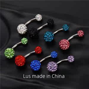 医用钢脐环满钻图片