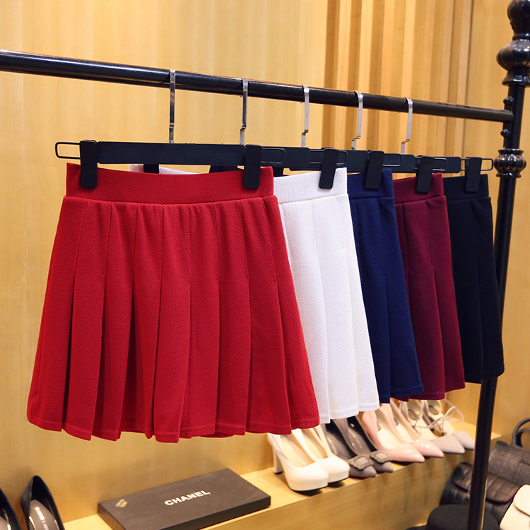 2020裙子女学生韩版格子裙高腰半身裙松紧腰百搭修身短裙女百褶裙|ruв категории Женская одежда, юбка - от Buy2taobao.com для оказания профессиональной услуги покупки агента Taobao