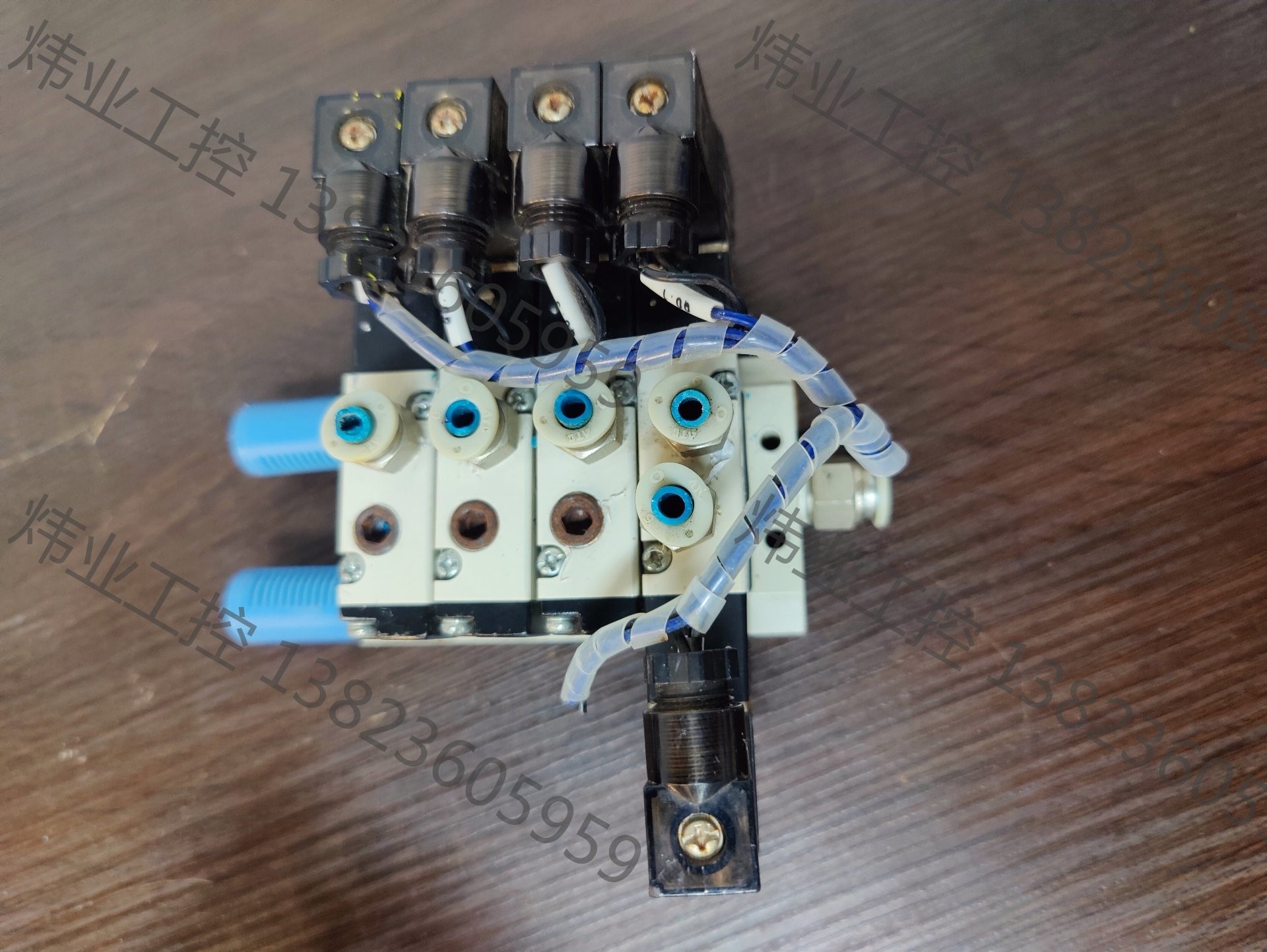 拆机亚德客airtac4v120-06电磁阀四个如图实物其它元器件
