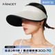 Fancet防晒帽女夏季太阳帽大檐遮脸户外出游空顶帽防紫外线遮阳帽
