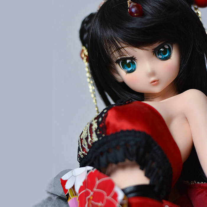 58lbjd体同包胶素娃娃玩偶硅胶evokedolllinddbjd娃娃