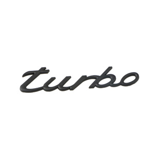 跨境 适用奥迪A6 1.8T车身贴TURBO涡轮增压改装金属标志
