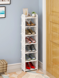 简易小鞋架迷你家用置物架进门口超薄门后小户型省空间夹缝窄鞋柜