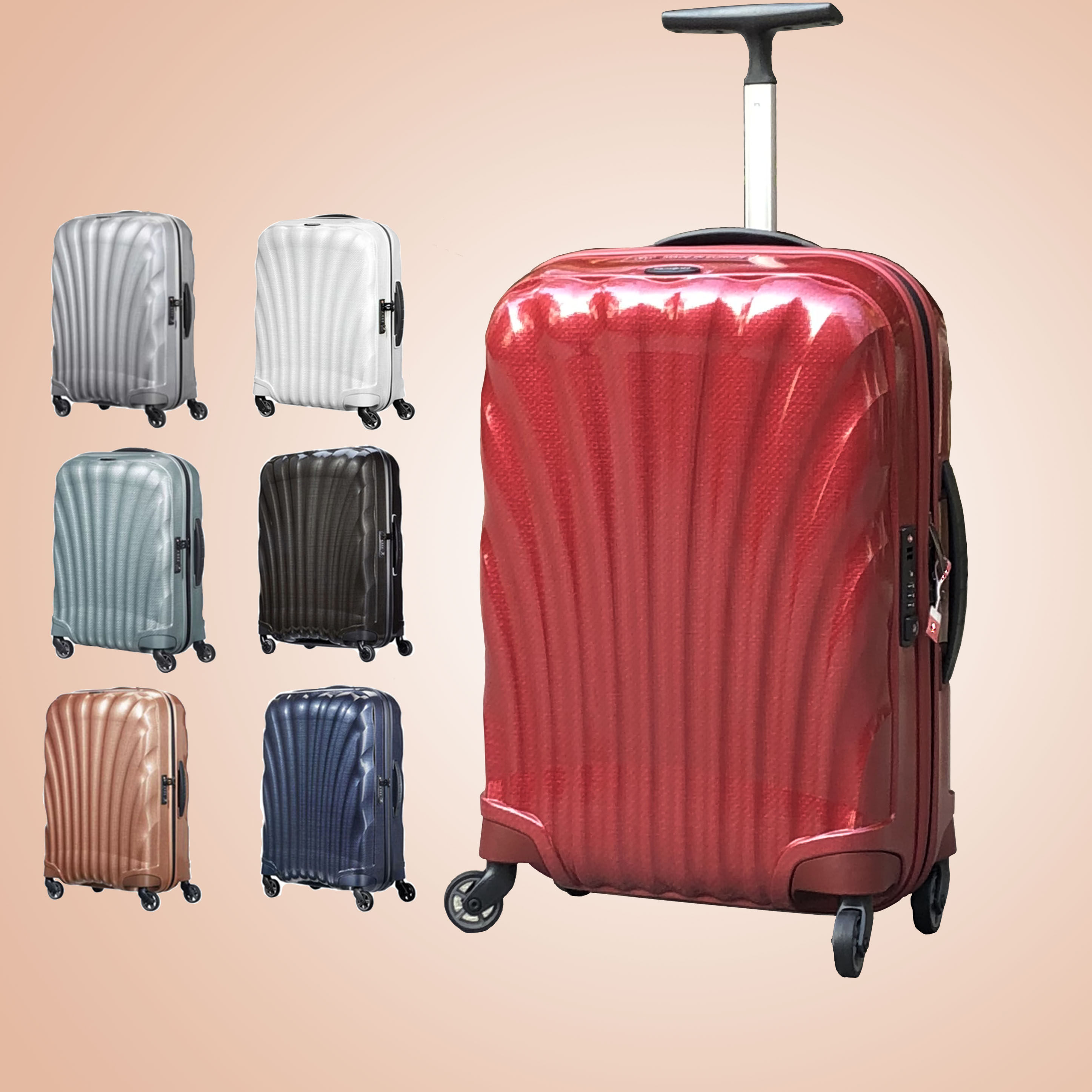 samsonite新秀丽拉杆箱v22贝壳超轻行李箱万向轮登机箱20/25/28寸