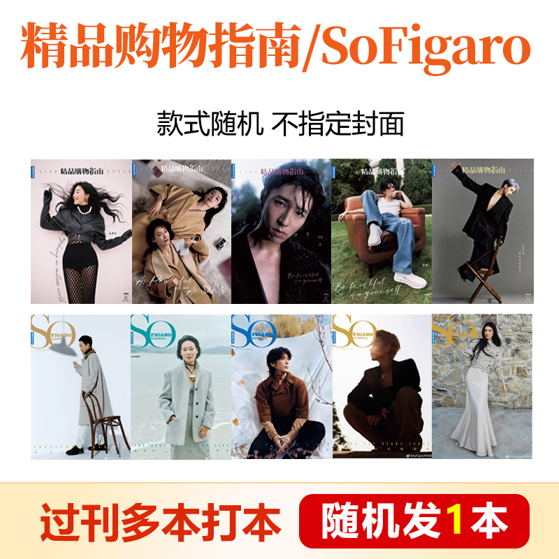 SoFigaro/精品购物指南杂志2023年1-12月 特价打包 随机发1/2/3本 不指定封面  女性美容拼贴拼接时尚潮流期刊