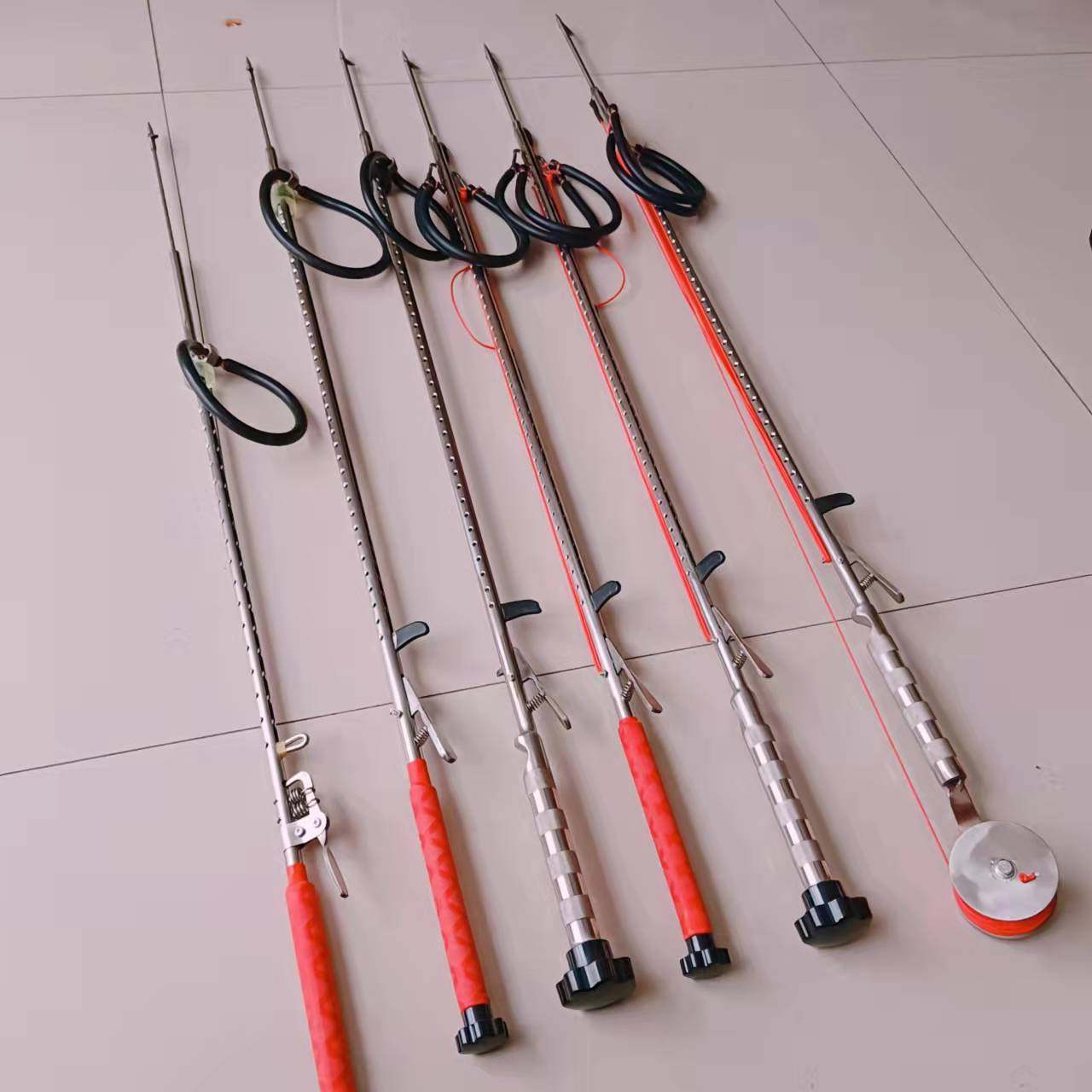 加厚潜水鱼枪多功能鱼叉射鱼神器捕鱼抓鱼工具渔具活动倒刺叉鱼