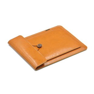 dual Layer Laptop Bag cover Leather sleeve case for MacBook