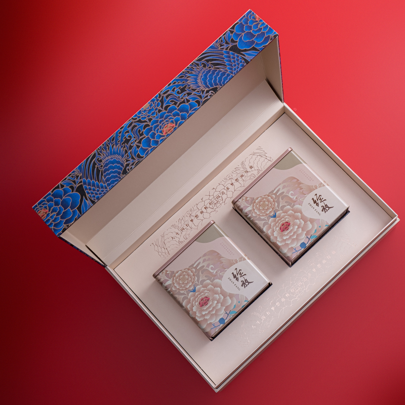年底新款绽放创意茶叶罐铁罐红茶滇红散茶茶叶礼盒包装盒空盒定制