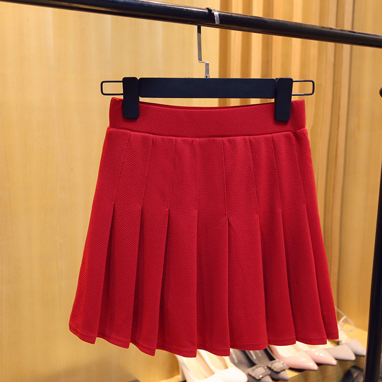 women high waist short skirt elastic band pleate skirt dress在类目 女装/女士精品, 半身裙中 - 来自Buy2taobao.com提供专业的淘宝代购服务