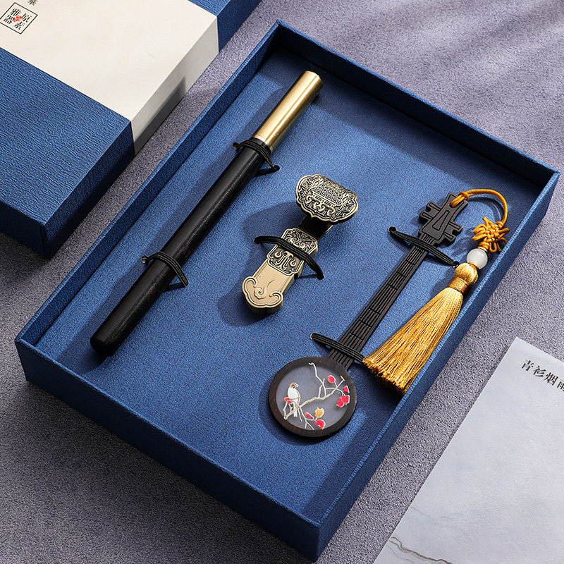 精美文艺古风故宫木质文创产品送老师学生纪念品商务礼品定制刻字