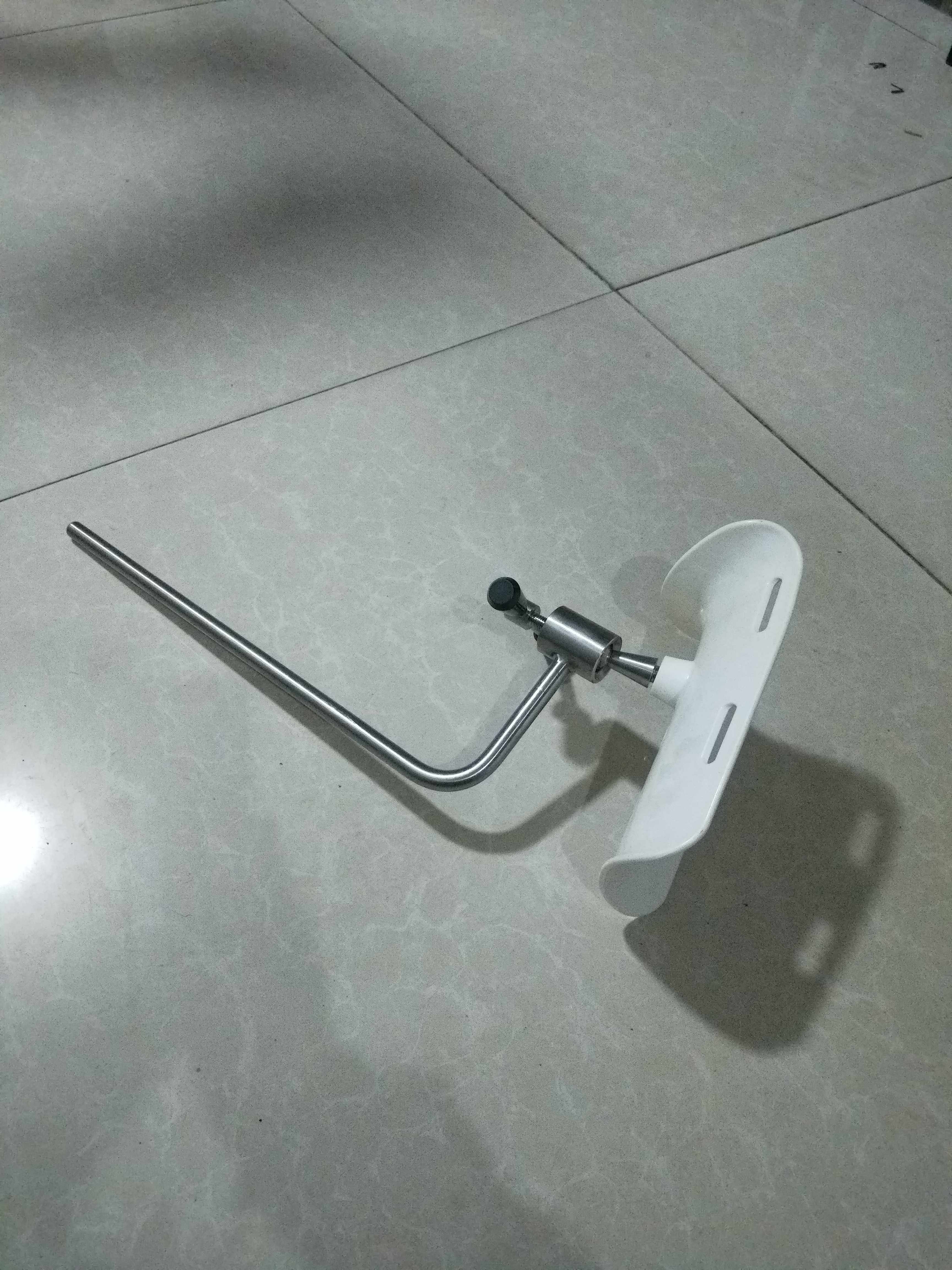 手术床配件托腿支架 全科腿托妇科腿托304不锈钢杆abs托