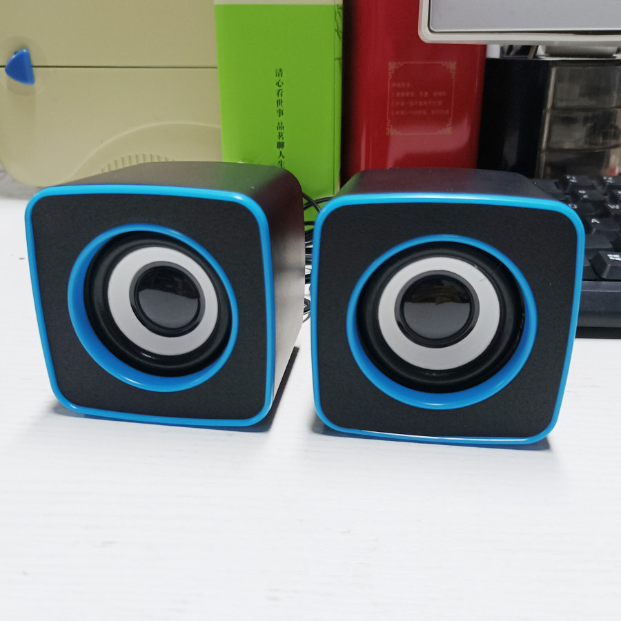 电脑手机用小音响一对迷你小喇叭桌面小音箱usb电源35多媒体音箱