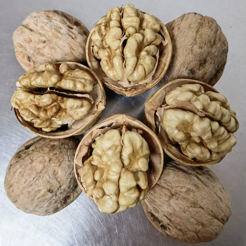 21年原生态新疆特产阿克苏185纸皮生核桃薄皮草本味坚果孕妇零食