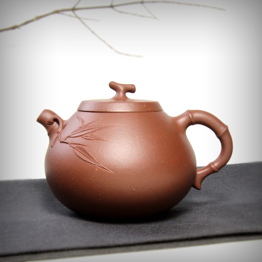 【即刻拍】研究员级高级工艺美术师 汤鸣皋 沁竹壶 万元好货