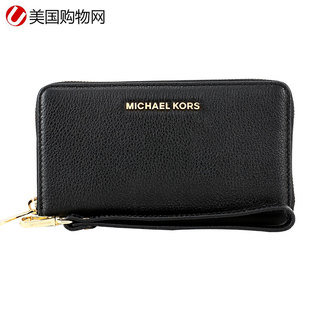 信封夾mk Michael Kors2020新品MK中長款錢包荔枝紋牛皮拉鏈手拿包女皮夾 信封卡包