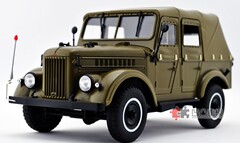 特价原厂1:18苏联军车 嘎斯69 GAZ69 绿色硬顶 吉普车 汽车模型