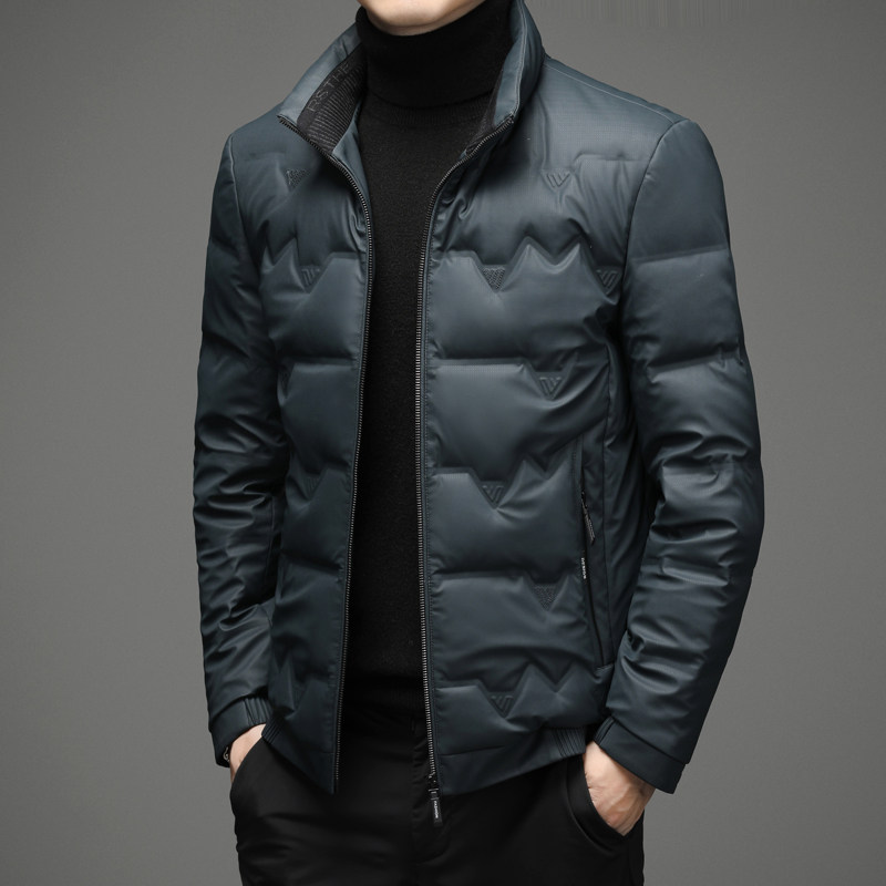 波司登正品羽绒服男冬季新款中青年立领纯色高端休闲羽绒外套男装优惠