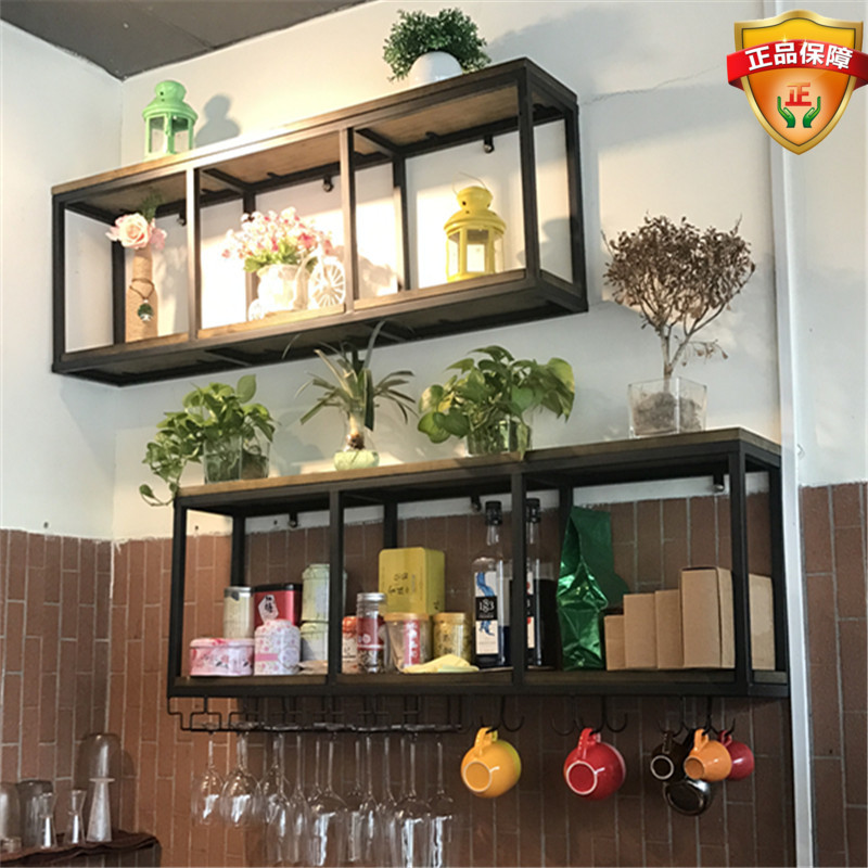 铁艺新款实木酒架壁挂墙上咖啡厅创意挂架餐厅奶茶店装饰酒杯架|msdalam kategori Perniagaan/perabot pejabat, hiburan/bar/KTV Furniture, rak wain/kabinet - dari Buy2taobao.com untuk memberikan perkhidmatan ejen Taobao profesional membeli