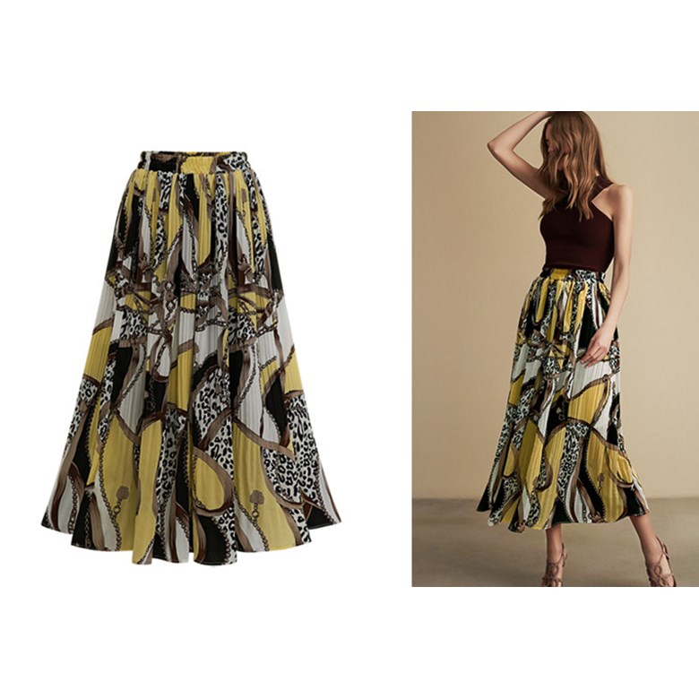 ladies long skirts summer chiffon dress women yellow skirt|ruв категории Женская одежда, юбка - от Buy2taobao.com для оказания профессиональной услуги покупки агента Taobao