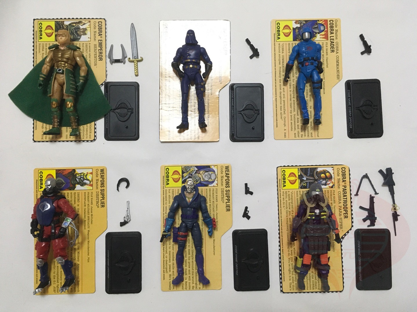 10.15 特种部队 gijoe 25周年 蛇王 指挥官 迪斯特罗 空降兵