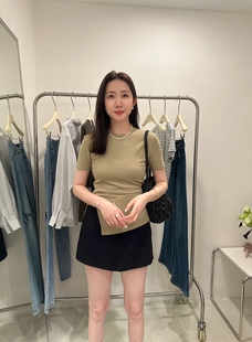 widelia2024夏季新款韩版设计感显瘦短袖T恤女上衣女