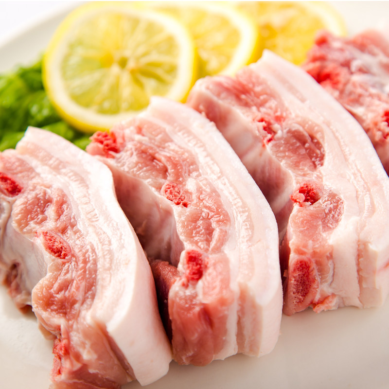 【天猫超市】金锣优养冰鲜五花肉块450g 新鲜16