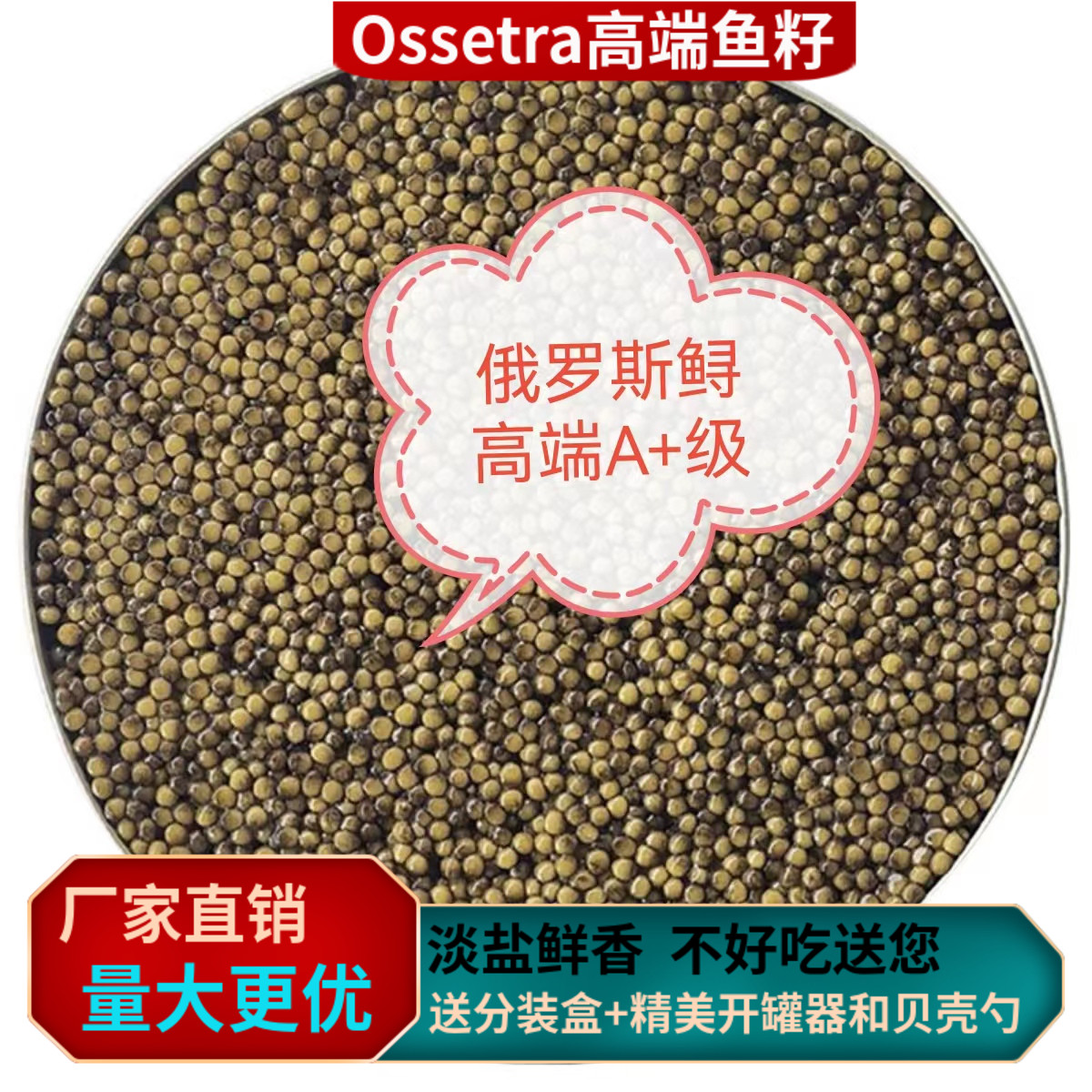 进口俄罗斯鲟鱼子酱 Osetra鲟