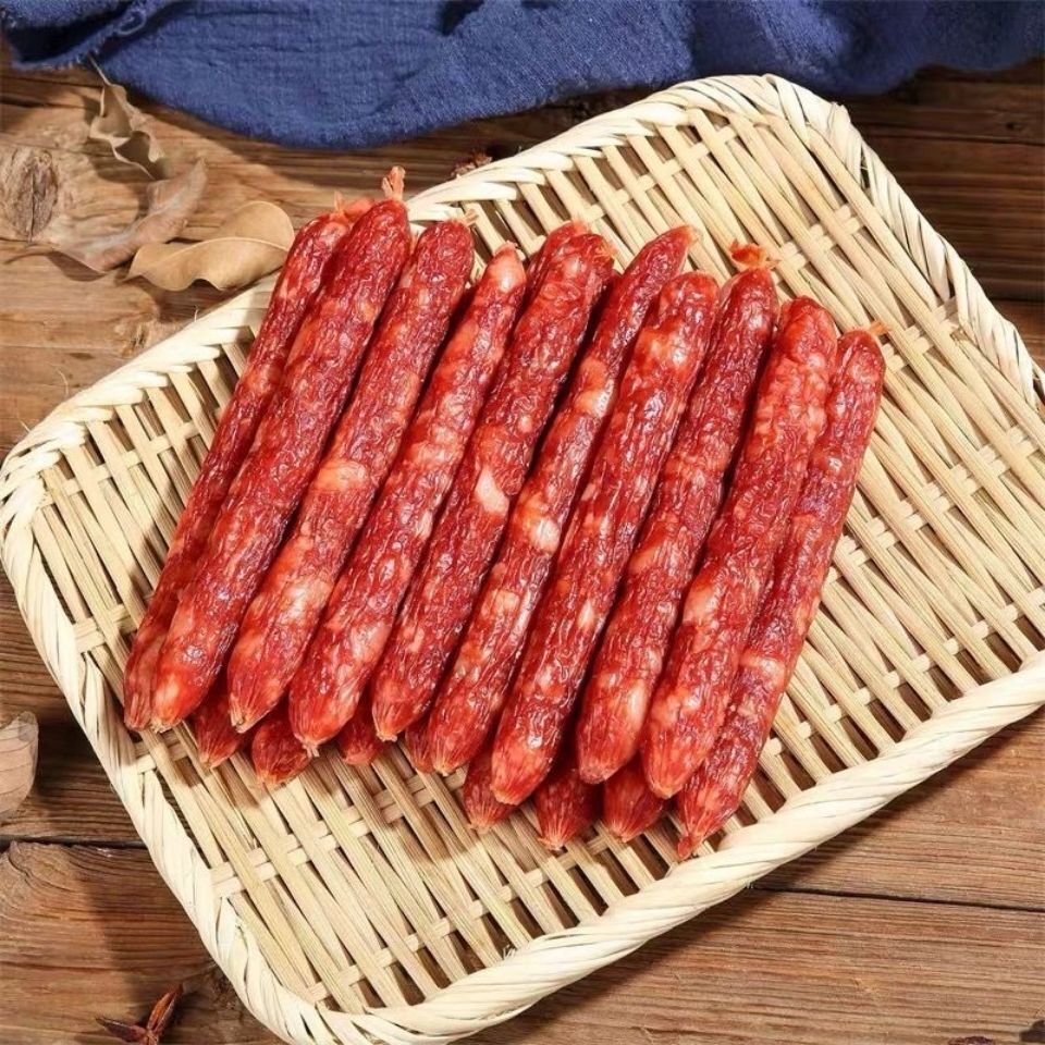 正宗广式广味香肠2斤装风干香肠微甜江门烟熏腊肉煲仔饭腊肠特产