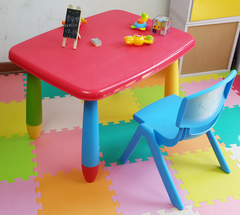 宝宝餐桌椅 塑料小桌椅 儿童塑料桌椅组合套装 幼儿园学习桌椅