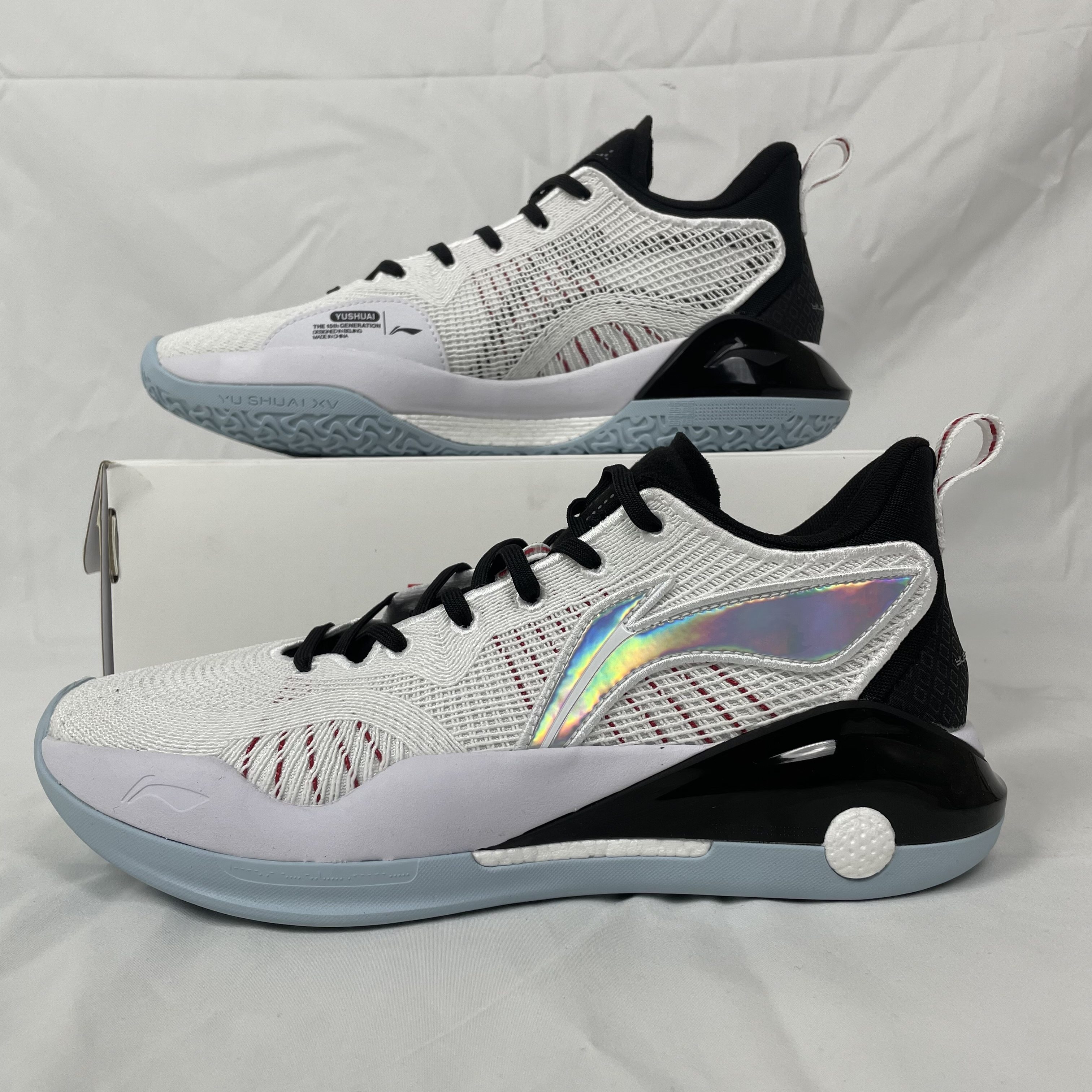 李宁驭帅15篮球鞋实战运动鞋轻便减震回弹专业场地比赛鞋abas007