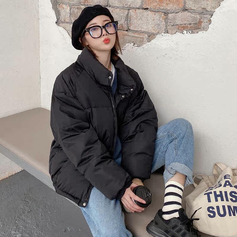 服女冬装2022新款韩版宽松面包服棉衣女短款加厚外套秋冬潮已售0