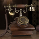 实木复古电话机座机时尚创意欧式仿古电话机美式家用办公老式电话
