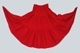 红色大摆半身长裙三层拼接口兜松紧腰民族跳舞裙春夏季新款女装