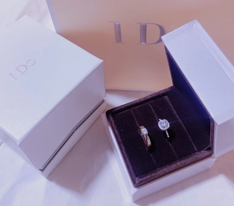 i家do首饰包装盒ido婚礼戒指盒钢琴烤漆耳钉对戒盒求婚钻戒盒吊坠