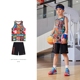 李宁儿童篮球服2023夏款男大童网眼透气无袖速干宽松比赛训练套装