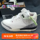 瑕疵处理Air Jordan 3 AJ3 PS幼童 白黑中帮复古篮球鞋DM0966-100