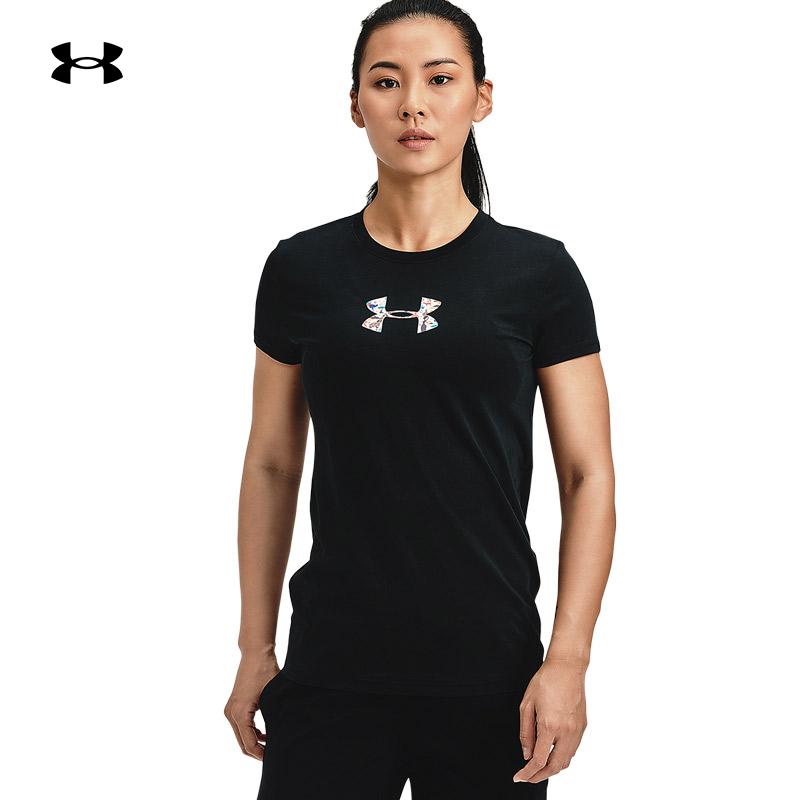 安德玛ualogo女子训练运动t恤underarmour1356754