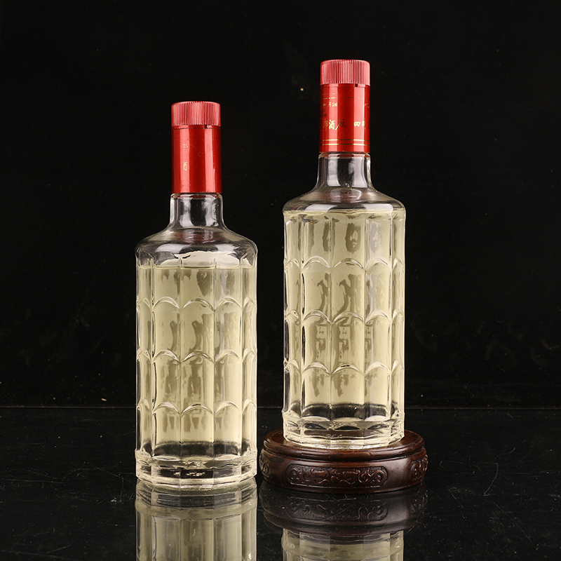 【传承p82】2005年 黄汤玻璃水晶郎酒礼盒 2瓶 500ml 53度