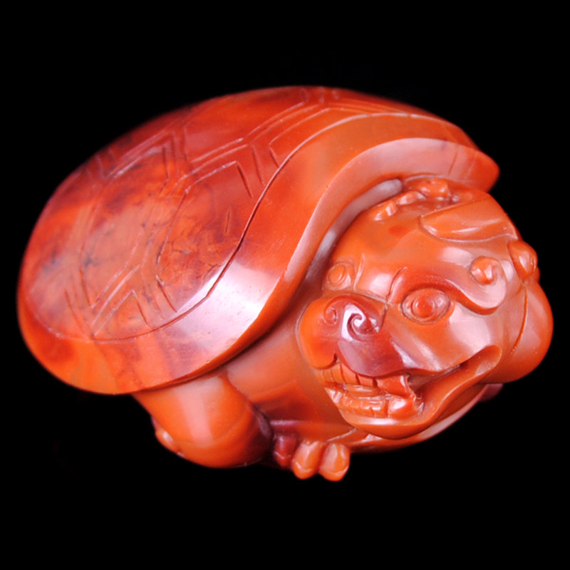 重41.61克《龙龟》南红玛瑙挂件