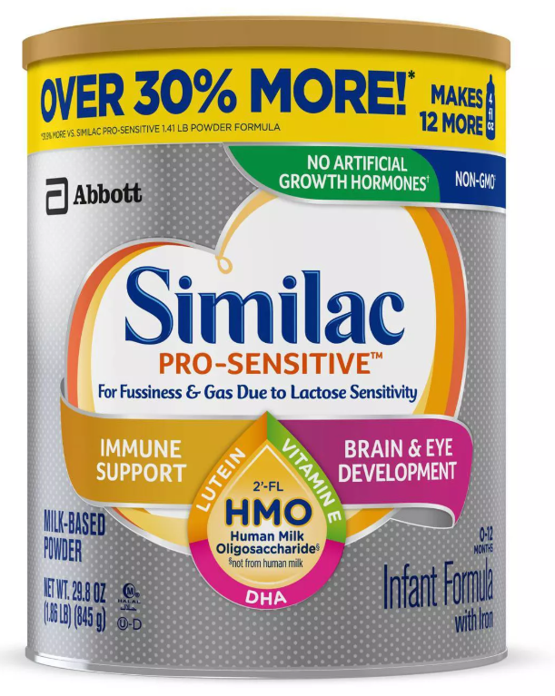美国代购雅培Similac防乳糖过敏HMO Pro-Sensitive婴幼儿奶粉1段在类目 奶粉/辅食/营养品/零食, 婴幼儿牛奶粉中 - 来自Buy2taobao.com提供专业的淘宝代购服务