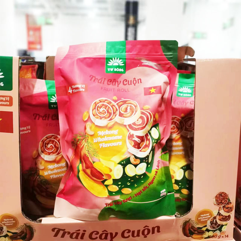 山姆代购 TU  BONG综合味坚果水果卷蜜饯500g酸甜可口越南进口