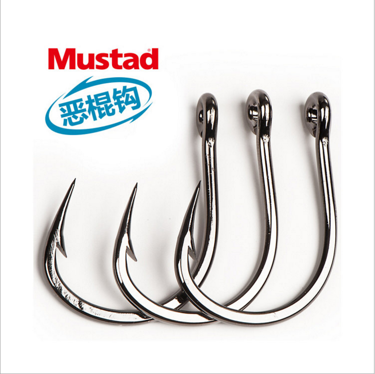 Mustad Musida Norway Iron hook fish hook A giant fish South Oil With ring Giants Black carp fishing hookin the Outdoor/Mountaineer/Camping/Travel Goods , Fishing equipment , Hooks category - from Buy2taobao.com to provide professional Taobao agent buy service