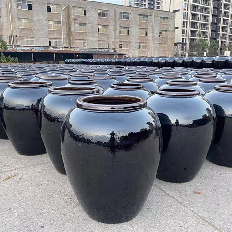 加厚酒缸土陶酒坛子土陶罐家用密封窖藏100斤500斤装存酒专用酒坛