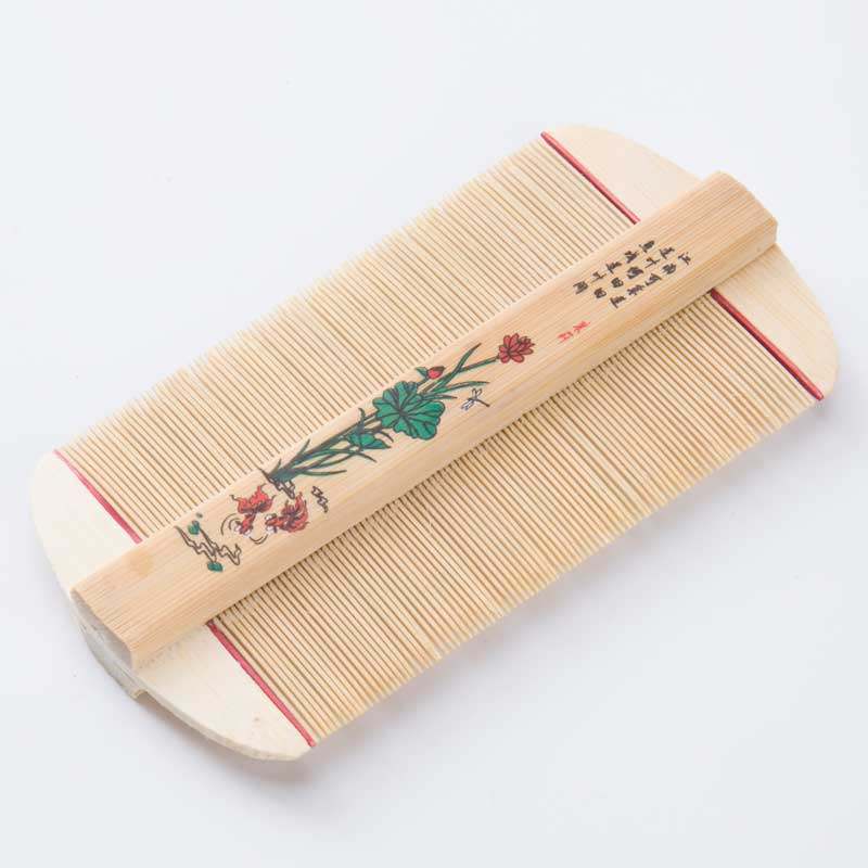 儿童手工竹篦去虱子去虱卵刮虮子去头屑加密梳子超密齿蓖子-mc母婴网