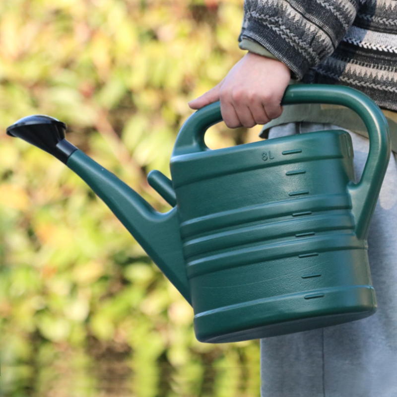 大容量塑料洒水壶浇花壶淋水壶家用喷壶5L8L9L12L长嘴园艺小花洒