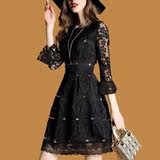 Foreign Clearance 2017 spring clothes new pattern commute Lace Jacquard Dress Self cultivation A word skirt 5028 Foreign Clearance 2017 spring clothes new pattern commute Lace Jacquard Dress Self cultivation A word skirt 5028