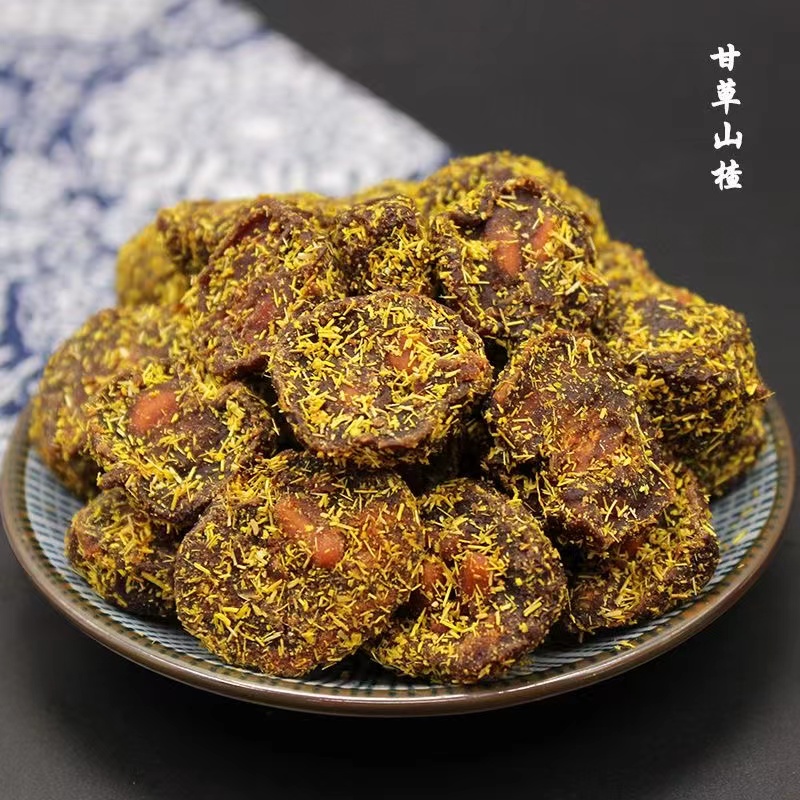 杭式龙洞开胃健脾特制甘草山楂 盐津山楂干500g 休闲零食果脯蜜饯