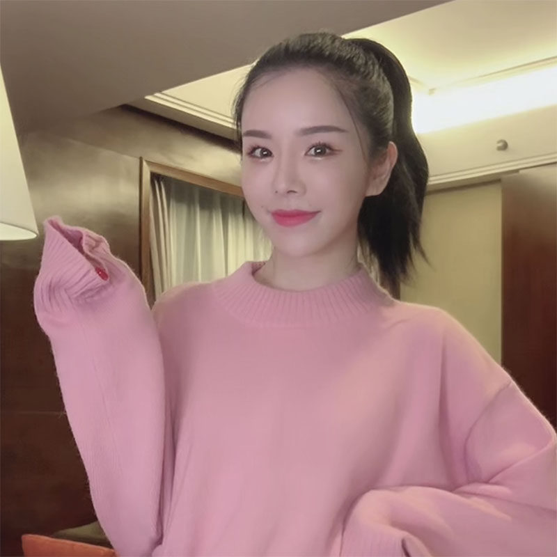 特价泰妍_车泰妍高定 不对称抽绳毛衣th194020优惠券