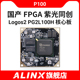 国产FPGA核心板 ALINX 紫光同创 Logos2 PG2L100H 工业级 收发器